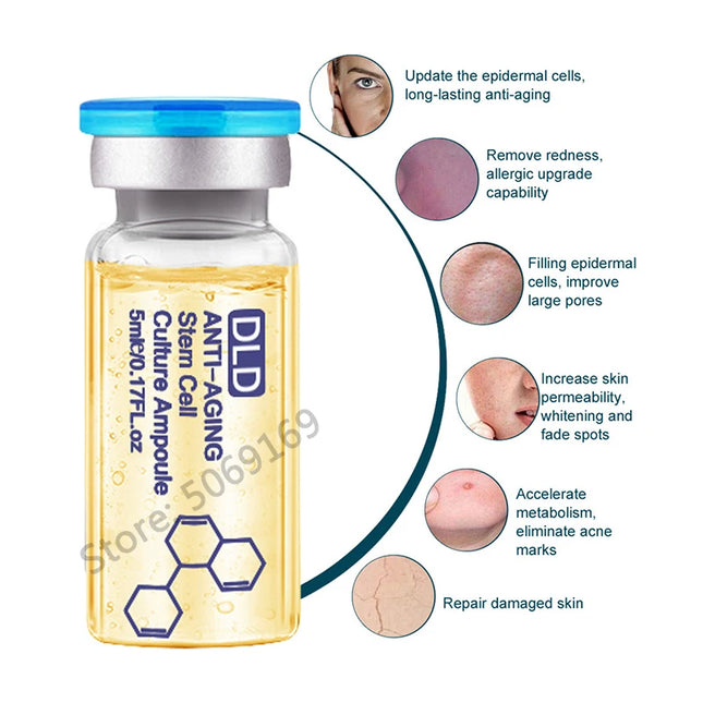 Korea 5ml Glow BB Cream Hyaluronic Acid Ampoule Kit Facial Repair Foundation Cream Moisturizing Rejuvenation Beauty Skin Care