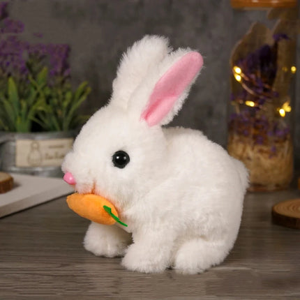 Children Puzzle Electronic Toys Electric Stuffed Rabbit Walk Bark Nod Birthday Parties Holiday Gifts Room Decoration
