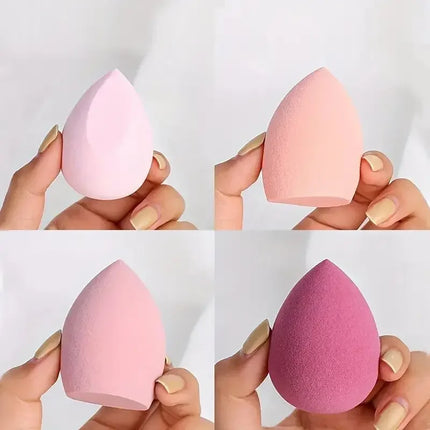 5-Pack Dual-Use Makeup Sponge Set - Velvet for Liquid/Cream/Powder | Vegan Eco-Friendly Travel Essentials
