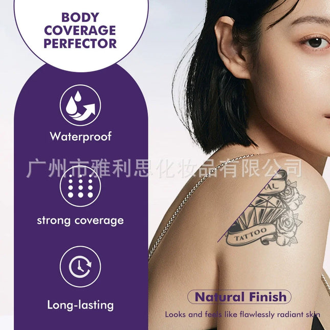 60ml KOEC Long-Lasting Effects Body Coverage Perfector Cream Moisturizing Waterproof Conceal Imperfection Tattoo Even Skin Tone