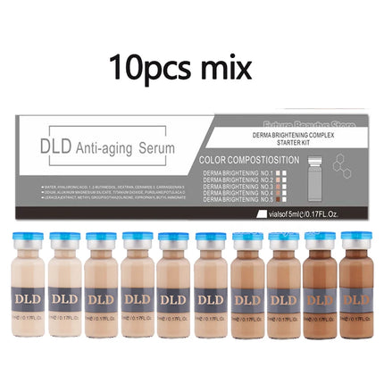 Korea 5ml BB Cream Glow Ampoule Starter Kit Semi-permanent Niacinamide Foundation Concealer Moisturising Cream Skin Care