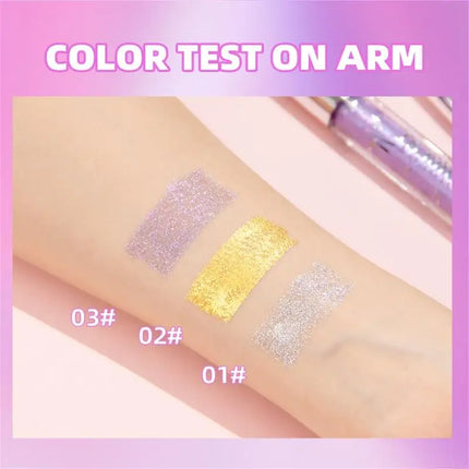 Glitter Eyelash Mascara Quick Dry Long Lasting Waterproof Thick Party Makeup