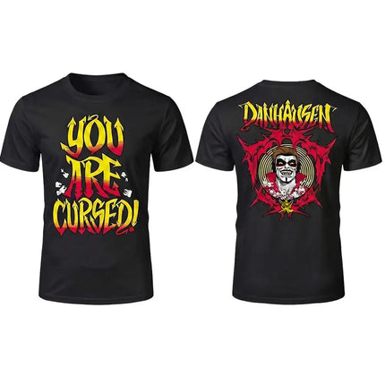2026 New Danhausen You Are Cursed T-shirt Summer Breathable Quick Drying Wrestler Tee Men's Women's Outdoor Sports Crew Neck Top