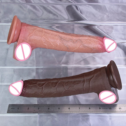 Realistic Soft Silicone White Dildo Artificial Penis Male Genitals Woman Anal Adult Toys Vaginal Masturbation Suction Cup Dick