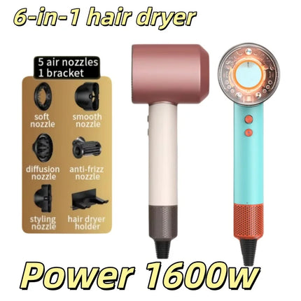 High Wind Home Negative Ion Silent Hair Dryer 1700W Intelligent Sensing Easy Hair Care Say Goodbye to Hot Hair Troubles