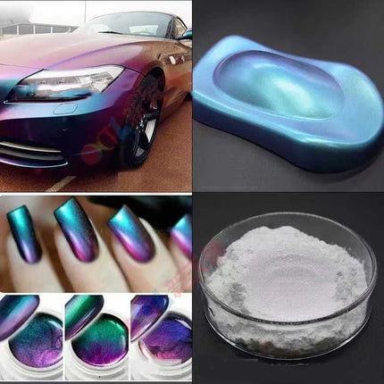 30g Glitter Chameleon Pigment Powder Color Shift Cameleon for Car Change Color Painting DIY Resin Crafts Eyeshadow Makeup Nail