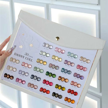 New Cat Eye Gel Nail Polish Collection Set With Free Display UV LED Gel Polish 9D Magnet Cat's Eye Magenetic Gel 30pcs/set 15ml