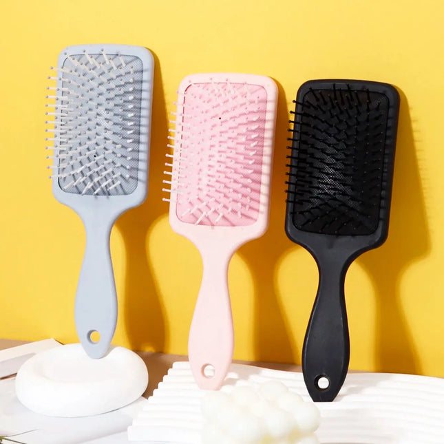 Massage air cushion comb-anti-static air cushion brush, square air cushion comb, ABS plastic handle, for real hair wigs
