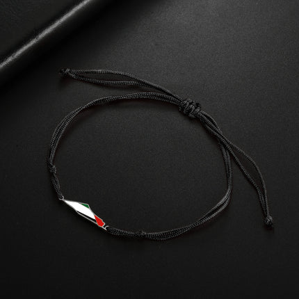 COOLTIME Palestine Map Charm Women Bracelets Stainless Steel Adjustable Double Layer Men Geography Bracelet jewelry Wholesale