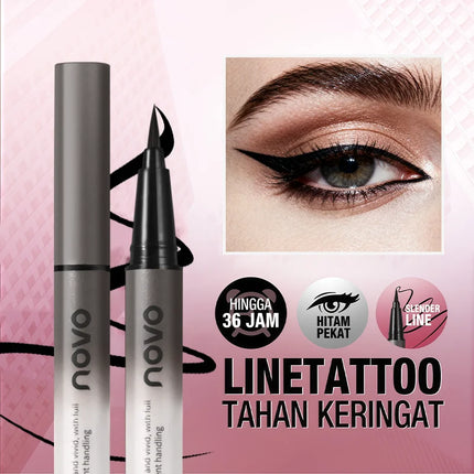 Waterproof Liquid Eyeliner, Quick-Dry, Sweat-Resistant, Smudge-Proof & Long-Lasting, High-Pigmented Liner For Bold Looks,