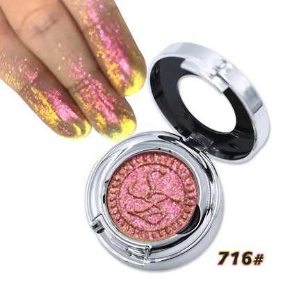 Sheeneffect high-pigment, high-quality cosmetics, the most dazzling single-color chameleon gradient eyeshadow, eye makeup.