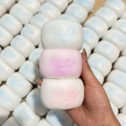Squishy Simulated Steamed Bun Squeeze Toy Stress Relief Slow Rising Sensory Fidget for Anxiety ADHD Autism Gift for Kids Adults