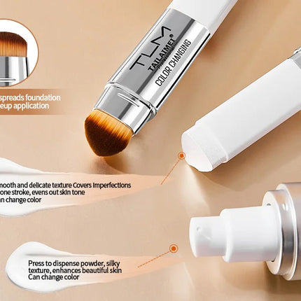 Color Changing Foundation Stick with Spf 15, All Day Flawless, Natural-Looking Complexion, Long-Lasting Wear