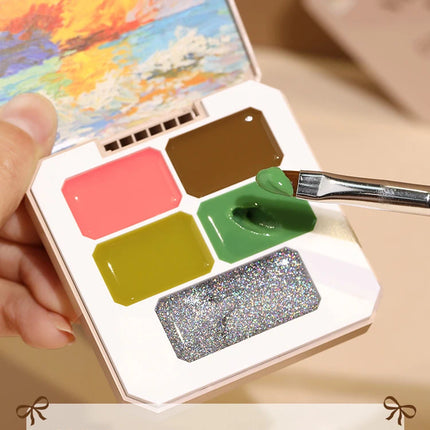 Solid Nail Polish Color Mud Gel Full Coverage Painting Nail Art Glue Mousse Creamy Texture Manicure Varnishes Solid UV Gel Plate