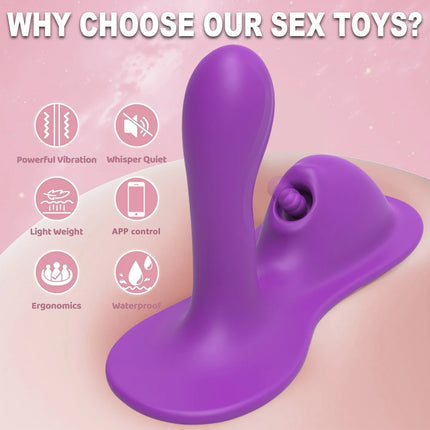 Sit and Ride Vibrator G Spot APP Control Clitoral Stimulator Dildo Anul Plug Vaginal Orgasm Masturbation Adult Sex Toys Couples