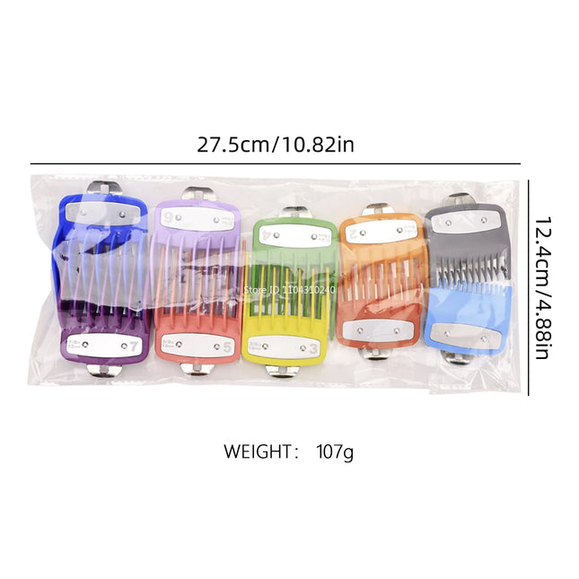 Universal Hair Clipper Guards Barber Trimmer Attachment Limit Combs Professional Barber Accessories Replacement Set Limit Combs