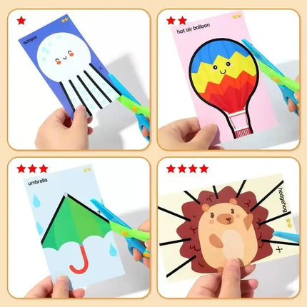 Children's handmade Paper Cuttings children's interesting origami set parent-child interaction puzzle early education toys
