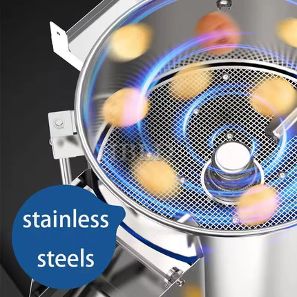 Electric Commercial Stainless Steel Potato Cleaning Machine Fully Automatic Carrot Peeler for Kitchen Use