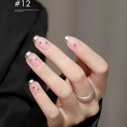 12ml French Nail Polish 12 Colors Long Lasting Quick Drying No Curing Lamp Needed Nail Supplies Varnish for Nails Manicure