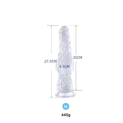 24-30CM Crystal Dildo Butt Plug Soft Suction Cup Simulation Dildos Pagoda Huge Animal Ass Massager Plug Dilator Women Sex Toys