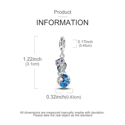 Charm Silver 925 Beads Blue Series Fit Bracelet Charms DIY Original Fashion  Pendants For Jewelry Maing