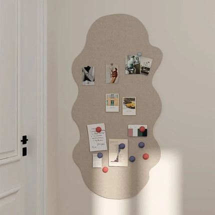 Cloud Photo Felt Message Board Wall Stickers Thickened Mssage Board Photo Culture Wall DIY Foldable Home Art Wall Decor