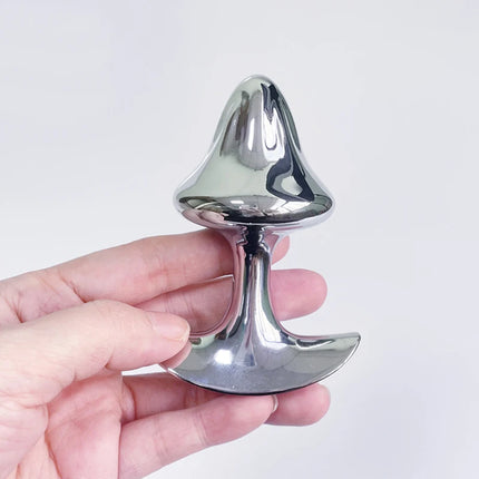 1Pcs,Anchor shaped mushroom anal plug, three sizes, gem base anal plug, g-spot massage, sexual health, adult sex, sex toys