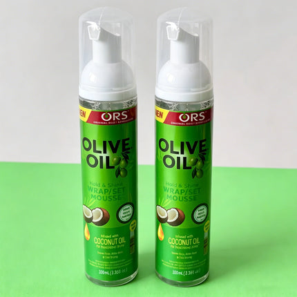 100ml Curly Hair Mousse Strong Hold Olive Oil Hair Styling Foam Anti-Frizz Wig Styling Mousse for Women