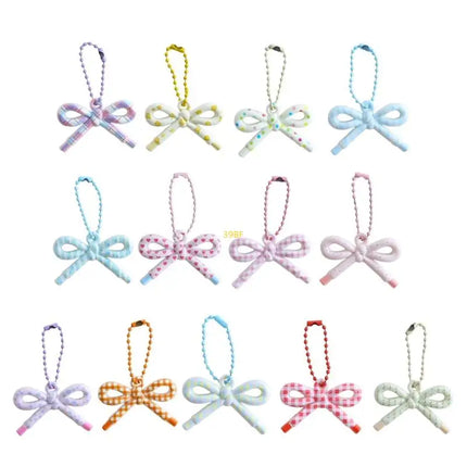 Whimsical Resin Bowknot Strand Trendy DIY Craft Supply For Jewelry Making Bag Decors