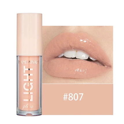 12 Colors Mirror Pearl Lip Gloss Long-lasting Moisturizing Shine Glitter Lip Glaze Waterproof Glass Liquid Lipstick Women Makeup