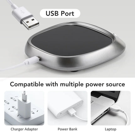 Cup Heater USB Coffee Mug Warmer Electric Milk Tea Heating Coaster Cup Warmer For Home Office USB Voice Desk Cup Warmer