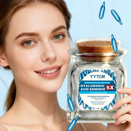 Hyaluronic acid deep moisturizing capsule essence, deep moisturizing and brightening skin essence 18/30/48/60/90/180capsules