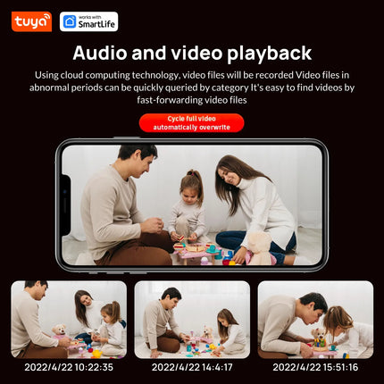 Tuya Smart 2.4G 4MP Indoor Camera,2.5K Security Camera for Baby Monitor,PTZ Wifi Cameras for Home Security,Pet Camera-USB