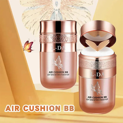 Air Cushion BB Cream Butterfly Powder Puff Moisturizing Foundation Concealer Whitening Oil-control Waterproof Makeup Cosmetics