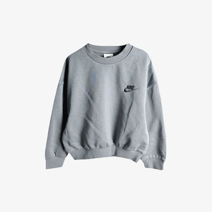 Nike Official Genuine New Big Kids Knitted Round Neck Sports Hoodie Sweatshirt HF1138-030
