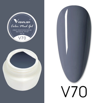VENALISA Color Mud Gel Pure DIY Nail Art Design UV Gel Polish Professional Manicure Varnishes for Quality Artistry
