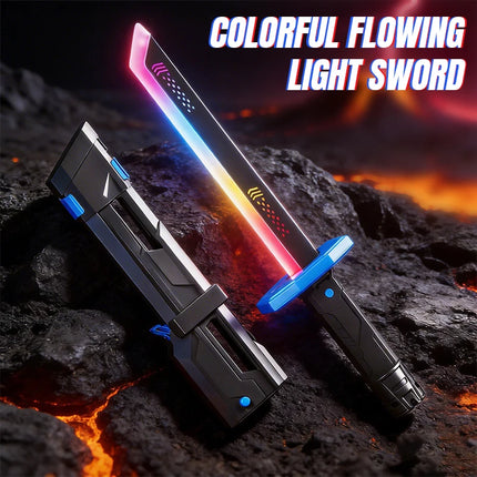 Spark Pull Sword Lightsaber Children's Lightsaber Toy with Sound Light Spray Sound Toy Boy's Birthday Holiday Gifts