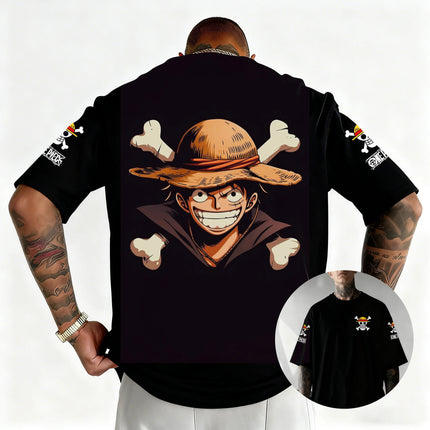 One Piece Japanese Anime Printed Men's T-Shirt Roronoa Zoro Harajuku Short Sleeve  Luffy T-shirt Clothing 2026 New Summer