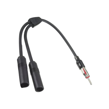 Car Antenna Cable Adapter Aluminum Plug In 1 For 2 Radio Antenna Extension Cable Meet More Connectivity Needs Antenna For Car