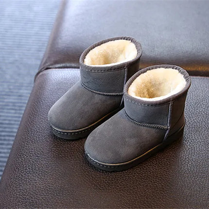 Fashion Children Casual Shoes Girls Boys Cotton Snow Boots Warm Kids Boots Boy Winter Cotton Shoes Sneakers ботинки мартин