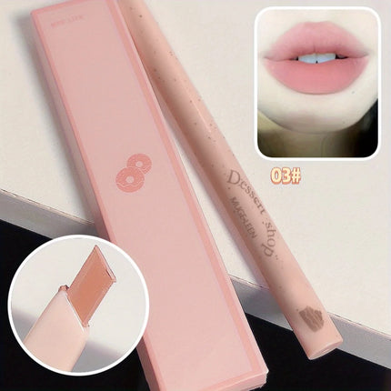 Sweet dessert lip liner pen, automatic rotation, waterproof, long-lasting, non-fading, outlining lip shape lipstick pen.