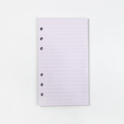 2026 40Sheet Kawaii A5 A6 Loose Leaf Notebook Refill Spiral Binder Index Paper Inner Pages Daily Planner Line Grid Blank Agenda