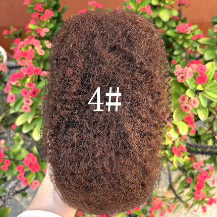 30/50g Pack 10-18In 30# 4C Afro Kinky Human Hair Bulk 100% Human Hair Soft Afro Kinky Bulk for Locs Extensions/Twists/Braids