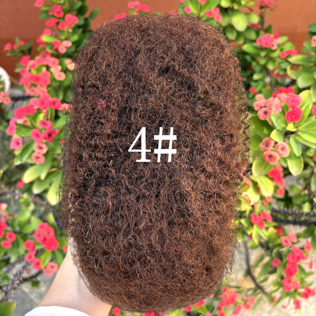 30/50g Pack 10-18In 30# 4C Afro Kinky Human Hair Bulk 100% Human Hair Soft Afro Kinky Bulk for Locs Extensions/Twists/Braids