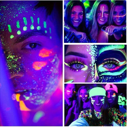 6pc Matte Eyeliner Stick Pack,Fluorescent Eyeliner Pencil Set,Waterproof Vibrant Color Glow Neon Makeup Pens for Bold Eye Makeup