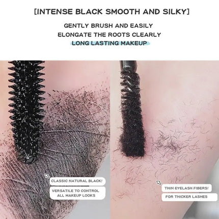 Gege Bear Dream Party Curly Black Sun Flower Mascara Cute Design All Day Long-Wearing Lash-Lengthening Thick Volume Eyelashes