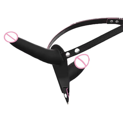 Double Head Penetration Strap On Remote Control Dildo Vibrator for Lesbian Vagina G-Spot Massage for Women Sex Toy Adult Product