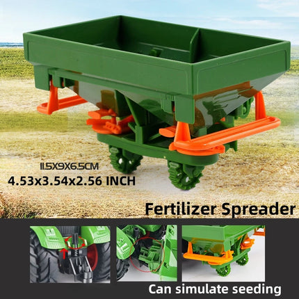 Large Scale Tractor Toys DIY Farmer Car Playset Toy Transport Trailer Engineering Birthday Gifts