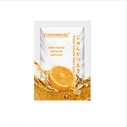 10PCS Oral Sex Fruit Strawberry Orange Peach Flavor Lubricant for Adult Couple Vaginal Anal Sex Water-soluble Lubricant Sex Toys