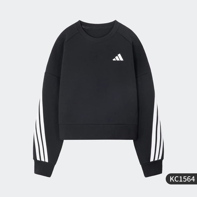 Adidas Authentic Simple Big Kids Loose Long-Sleeve Round Neck Sports Sweatshirt KC1564
